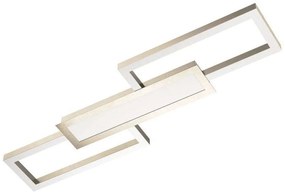 Φωτιστικό Οροφής-Πλαφονιέρα Monirote 99791 78x26x4,5cm Led 37W Nickel-White Eglo