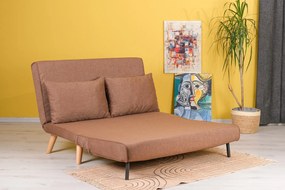 2-Seat Sofa-Bed Folde 2-Seater - Brown Brown
