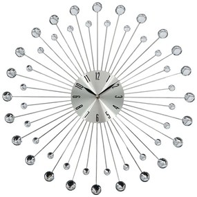 Ρολόι Τοίχου 844944 50x4x50cm Silver Ankor Μέταλλο