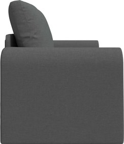 vidaXL Κρεβάτι καναπές 60cm Σκούρο Γκρι ύφασμα