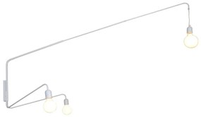 Φωτιστικό Τοίχου - Απλίκα HL-3591-3 77-4357 Mima White  Homelighting Metal