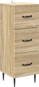 vidaXL Ντουλάπι με Συρτάρια Sonoma Δρυς 33 x 34,5 x 89,5 εκ