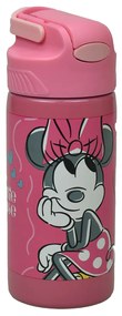 Παγούρι 500ml Με Καλαμάκι Gim SS Minnie Mode