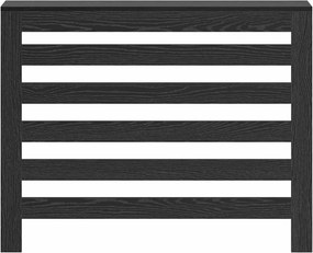 vidaXL Καπάκι Καλοριφέρ Μαύρη Δρυς 104 x 20 x 82 cm Επεξεργασμένο Ξύλο