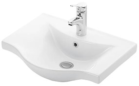 Νιπτήρας BASIC 45 γυαλιστερή πορσελάνη 45x36cm 3WAY045PC0