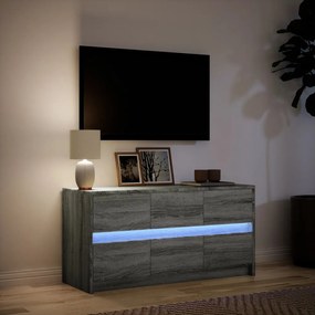 ΈΠΙΠΛΟ ΤΗΛΕΟΡΑΣΗΣ ΜΕ LED ΓΚΡΙ SONOMA 100X34X50 ΕΚ. ΕΠΕΞ. ΞΥΛΟ 852220