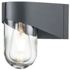 Απλίκα Φωτιστικό Τοίχου 1xE27 Γκρι IP44 Porto PORTO Elstead Lighting-PORTO-Γκρι PORTO