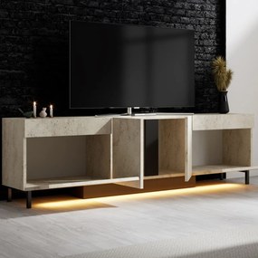 Έπιπλο Τηλεόρασης Τραβερτίνη LEEGE 180x32x50