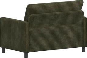 vidaXL Καναπές Πράσινο 126 x 81 x 87,5 εκ Πολυεστέρας