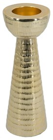 Artekko Pillar Κηροπήγιο Μέταλλο Χρυσό (12.7x12.7x35.6)cm