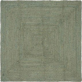 vidaXL Χαλί Περιοχής Λαδί 160 x 160 cm Γιούτα