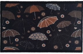 Πατάκι Εισόδου Ambiance Umbrellas 950 50x75cm Black-Multi Sdim 50X75