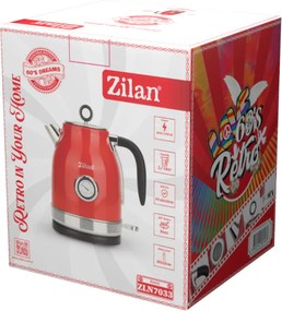 ZILAN ZLN7033 Ρετρό Βραστήρας νερού 1.7L 2200W