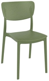 Καρέκλα Lucy Olive Green Siesta 45Χ53Χ82εκ. 20.0430