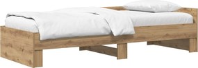 vidaXL Κρεβάτι με Κεφαλάρι Artisan Δρυς 80 x 200 cm Επεξεργασμένο Ξύλο