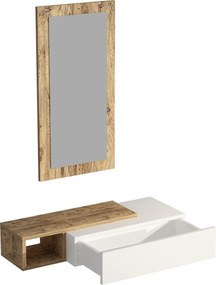Μπουφές Atlantic Πεύκο / Λευκό REZOUS 82x29.6x15.8