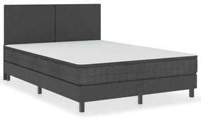 ΚΡΕΒΑΤΙ BOXSPRING ΣΚΟΥΡΟ ΓΚΡΙ 180 X 200 ΕΚ. ΥΦΑΣΜΑΤΙΝΟ 3054710