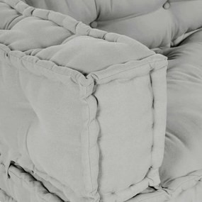 vidaXL Μοντέρνος καναπές patchwork 3 pcs Γκρι 120 x 80 x 38 εκ. ύφασμα