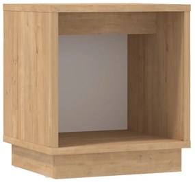 Κομοδίνο Gino Megapap χρώμα sapphire oak 40x35,3x45εκ.