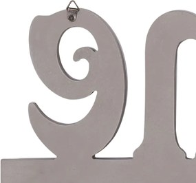 vidaXL Κρεμάστρα Τοίχου «HOME» 50 x 23 εκ.