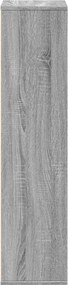 vidaXL Βιβλιοθήκη Γκρι Sonoma 50x25x105 εκ. από Επεξεργ. Ξύλο