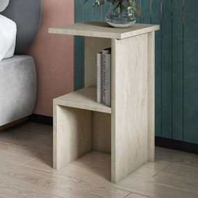 Κομοδίνο Τραβερτίνη OLODAR 29.6x29.6x50
