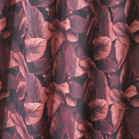 Κουρτίνα με Τρέσα 140x270 Kim 5 Bordo Anna Riska