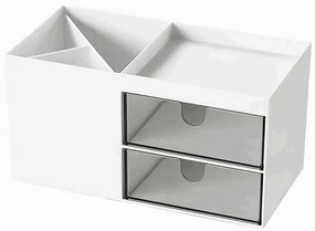 Organizer με 6 θήκες Y9,2x17,6x9εκ. λευκό  τμχ.