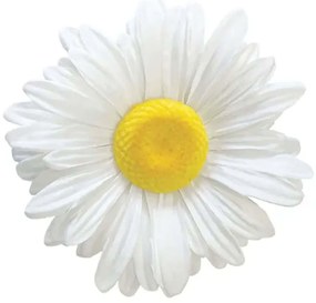Τεχνητή Κρεμαστή Μαργαρίτα 00-23859-30-4 Φ30x9cm White Marhome Ύφασμα,Πλαστικό