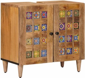 vidaXL Σετ Επίπλων Μπάνιου 5 τμχ. Φυσικό 38 x 33 x 160 εκ.