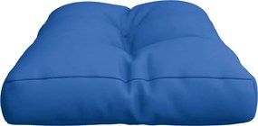 vidaXL Μαξιλάρι Παλέτας Μπλε Ρουά 80 x 40 x 12 εκ. Υφασμάτινο