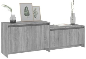 vidaXL Έπιπλο Τηλεόρασης Γκρι Sonoma 146,5x35x50 εκ. Επεξεργ. Ξύλο