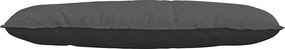 vidaXL Μαξιλάρι Πλάτης Σκούρο Γκρι 120 x 50 x 19 cm