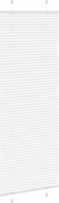 vidaXL Πλισέ περσίδα Λευκό 70x200 cm Πλάτος υφάσματος 69,4 cm