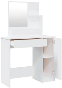 vidaXL Μπουντουάρ Σετ Σετ Λευκό 86,5 x 35 x 136 εκ.