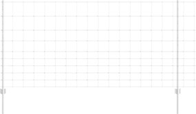 vidaXL Τεντώτο με στήριγμα Ασημί