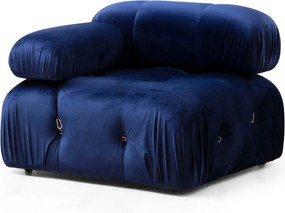 1-Seat Sofa Bubble L1 - Velvet Blue Blue