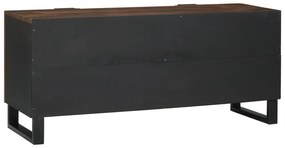 vidaXL Έπιπλο Τηλεόρασης 105x33.5x46 εκ. Μασίφ Ξύλο Μάνγκο