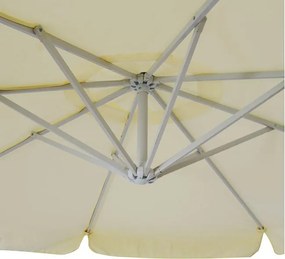 ΟΜΠΡΕΛΑ ΚΡΕΜΑΣΤΗ NOBLE Φ300x237cm. ΣΤΡΟΓΓΥΛΗ ΣΕ ΒΑΣΗ ΜΕ 4 ΠΟΔΙΑ HM6008