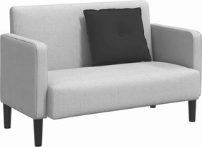 vidaXL Μαξιλάρι Πλάτης Μαύρο 60 x 50 cm Ύφασμα Μικροΐνας