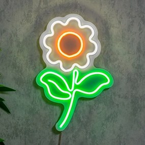 Διακοσμητικό Φωτιστικό Τοίχου Sunflower 395NGR2561 24,5x37,5cm Led 36W Multi Wallity