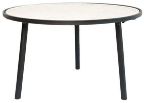 Τραπεζάκι Σαλονιού 192037 275-00-018 75x75x45cm Beige-Black Metal