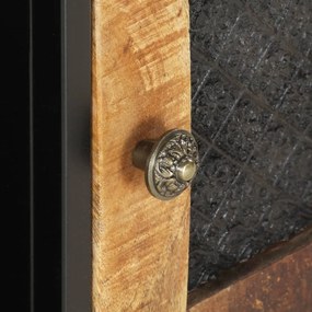 vidaXL Έπιπλο Τηλεόρασης 90 x 30 x 40 εκ. από Ακατέργαστο Ξύλο Μάνγκο