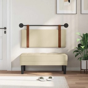 vidaXL Κρεμαστό Κεφαλάρι Κρεμ Αντίκα PU