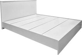 Κρεβάτι με στρώμα Athos-Dreamer pakoworld λευκό 160x200εκ