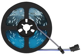 vidaXL Λωρίδα LED 2 pcs Μαύρο και Διαφανές 3000 χιλ