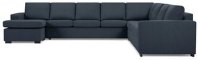 Γωνιακός Καναπές Scandinavian Choice C137, Μπλε, 344x285x80cm, Πόδια: Ξύλο | Epipla1.gr