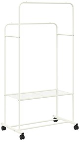 vidaXL Ράφι Ρούχων Μονόχρωμο Λευκό
