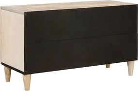 vidaXL Μονάδες TV με ράφι Λευκό 80 x 33 x 46 εκ Επεξεργασμένο ξύλο