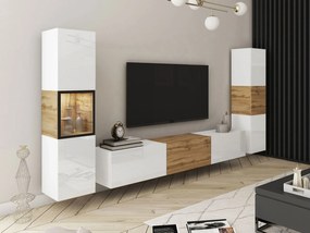 Σύνθεση σαλονιού Berlin III-Λευκό - Φυσικό